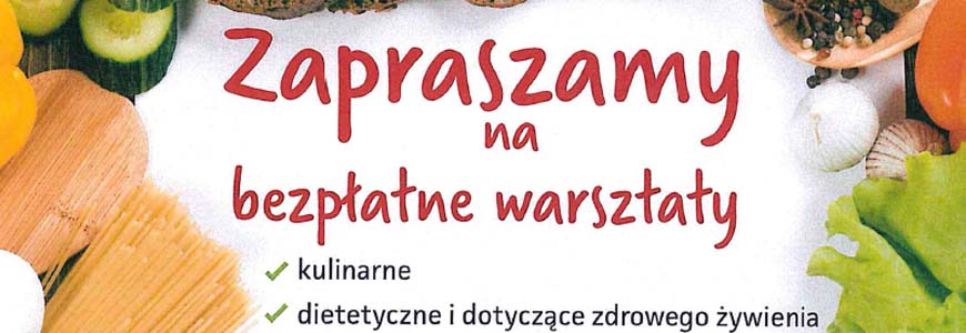 Plakat - zaproszenie na warsztaty