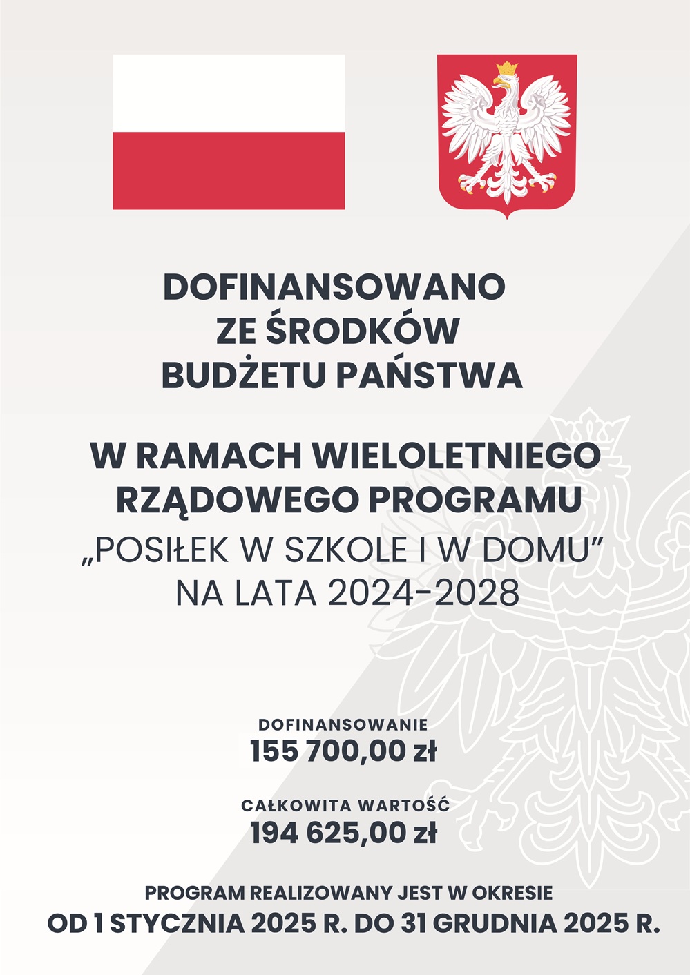 Tablica informacyjna projektu