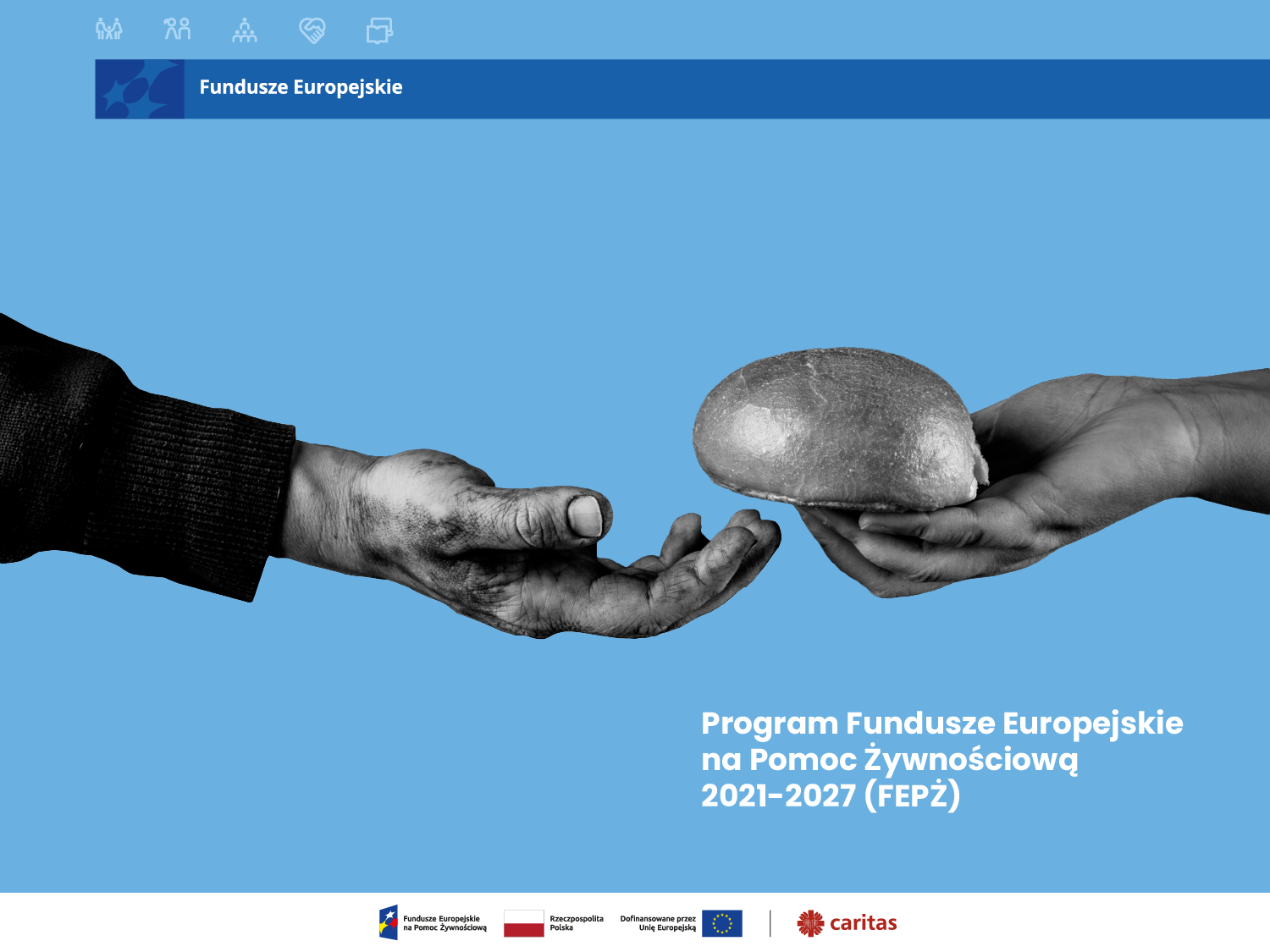 Plakat Programu Fundusze Europejskie na Pomoc Żywnościową 