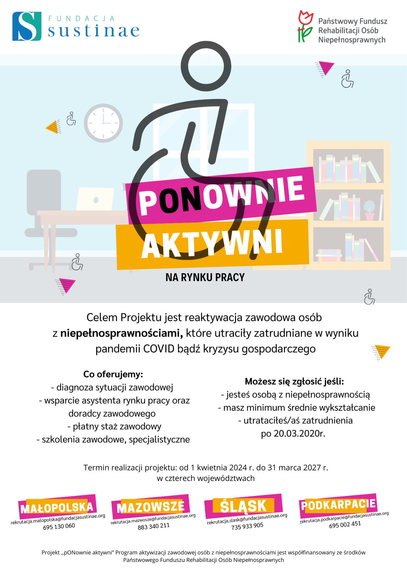 Plakat PONownie Aktywni