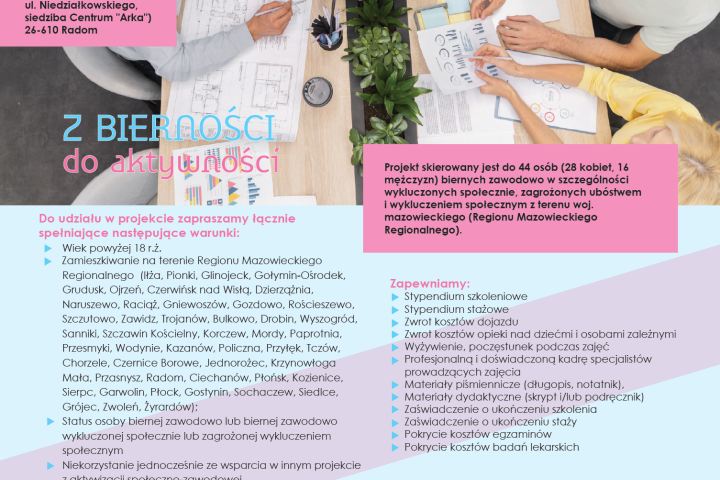 Projekt  „Z bierności do aktywności”